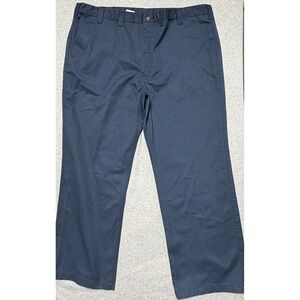 Carhartt B290 NVY Navy Blue Blended Twill Work Pants Mens 50x32 Straight Leg